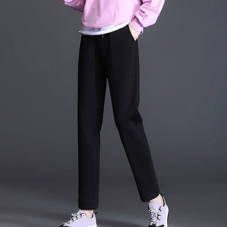 NiDELL: Women’s Elegant Long Sweatpants for Winter